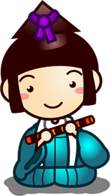 五人囃子イラスト/笛