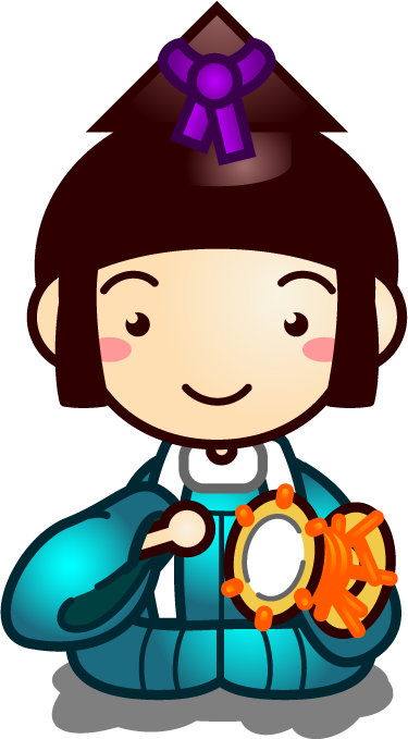 人囃子イラスト/小鼓