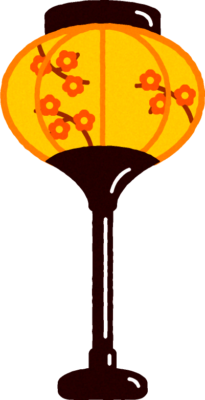 ぼんぼりイラスト