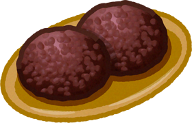 ぼたもちイラスト/つぶあん