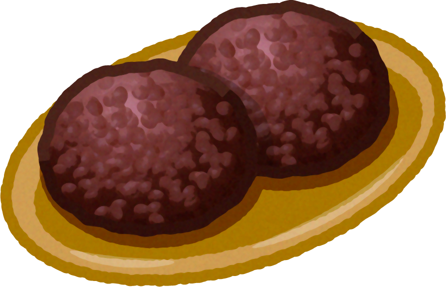 ぼたもちイラスト/つぶあん