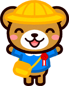 入園式のイラスト/クマ