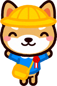 入園式のイラスト/柴犬