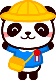 入園式のイラスト/パンダ