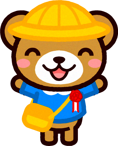 入園式のイラスト/クマ