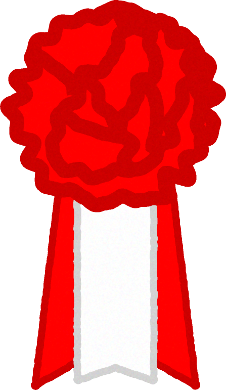 入園式のイラスト/リボン章