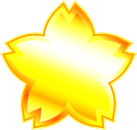 桜イラスト/金色