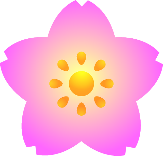 桜の花イラスト/柔らかい感じ