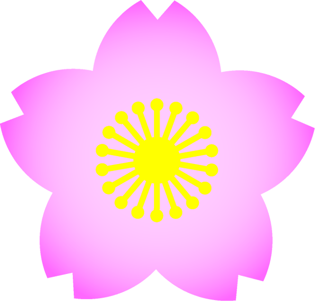 桜の花イラスト/柔らかいイメージ