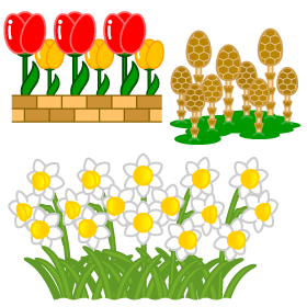 春に咲く花イラスト