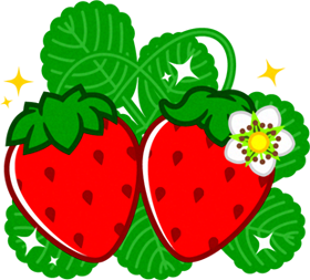 苺イラスト/2つ