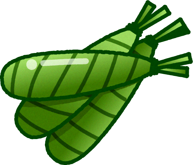 ちまきイラスト/3つ