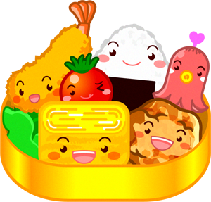 かわいいお弁当イラスト
