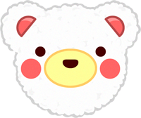 おにぎりのイラスト/クマ