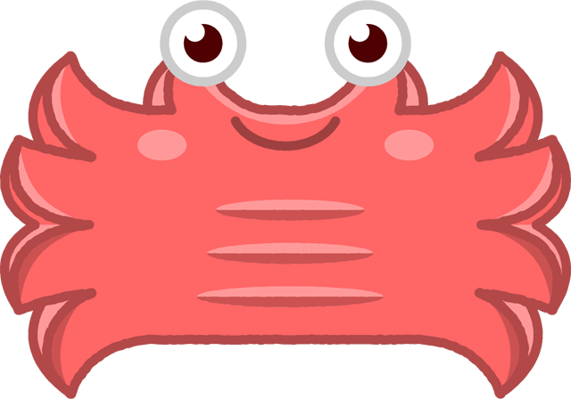 カニさんウィンナーのイラスト