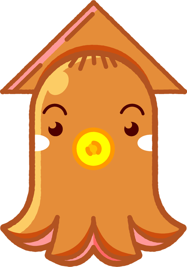 イカさんウィンナーのイラスト