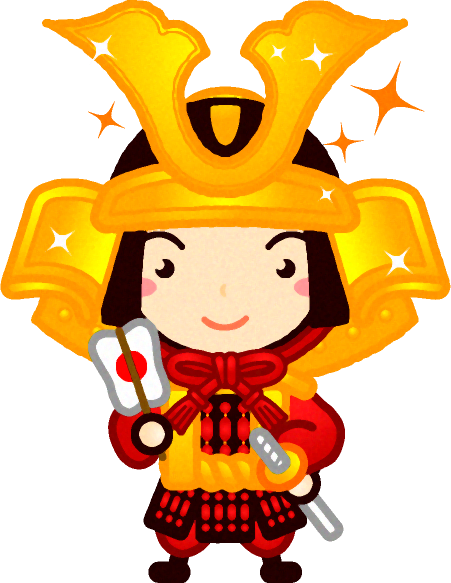 鎧を着た金太郎イラスト