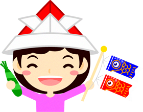 子供の日イラスト/女の子