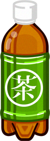 お茶イラスト/ペットボトル