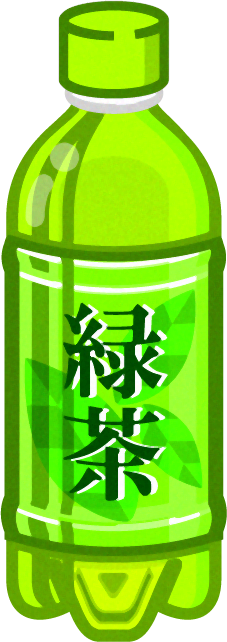 緑茶イラスト/ペットボトル