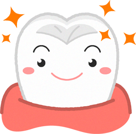 歯を歯ブラシで磨くブタのイラスト