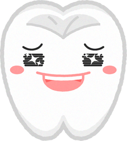 歯イラスト/キラキラした目