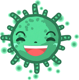 アオカビのイラスト/嬉しい