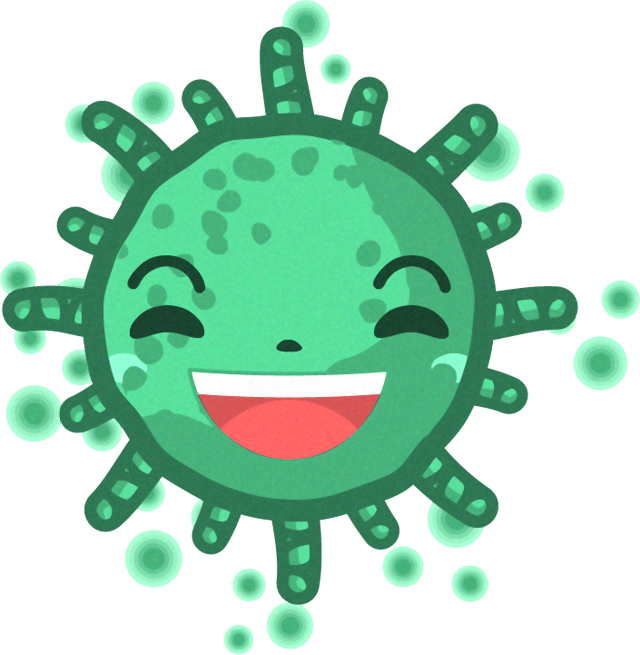 アオカビのイラスト/嬉しい