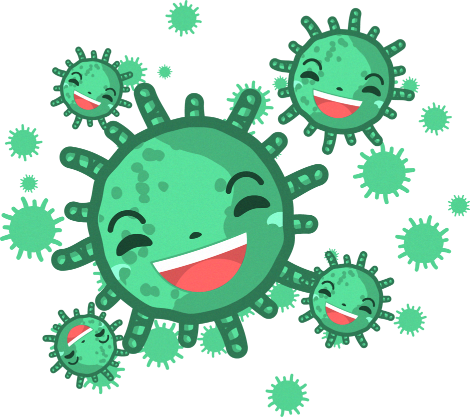 アオカビのイラスト/増殖