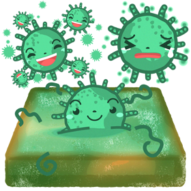 カビのイラスト