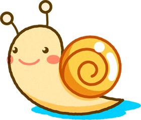 カタツムリのイラスト