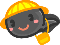 通園するオタマジャクシのイラスト3