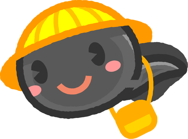 通園するオタマジャクシのイラスト3