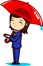 6月の文字イラスト/カタツムリと紫陽花