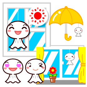 てるてる坊主イラスト