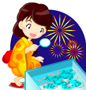 太鼓を叩く男の子イラスト