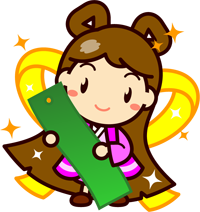 短冊を持つ織姫ちゃんイラスト