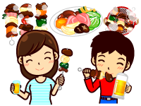 バーベキューイラスト