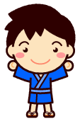 浴衣を着た子供イラスト/男の子