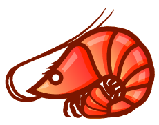 海老イラスト/BBQ