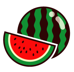 スイカのイラスト