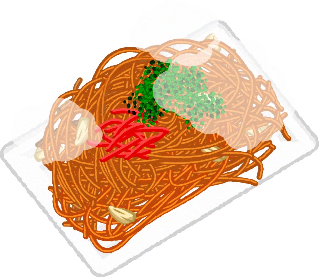 焼きソバのイラスト