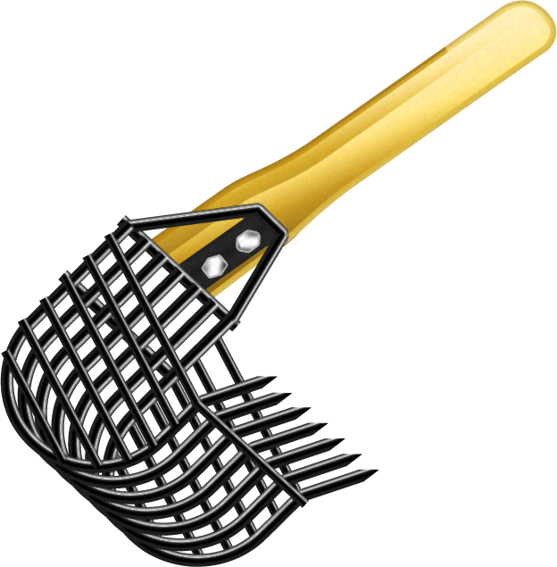 貝掘りジョレンのイラスト