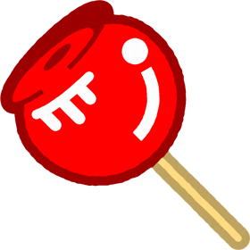 リンゴ飴イラスト