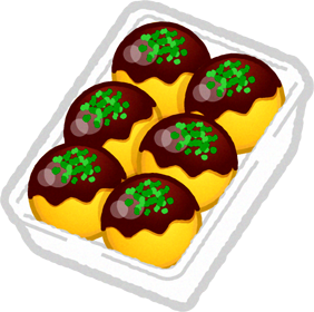たこ焼きのイラスト