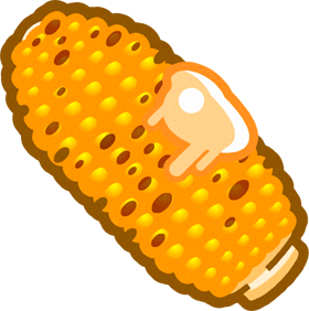 焼きトウモロコシのイラスト