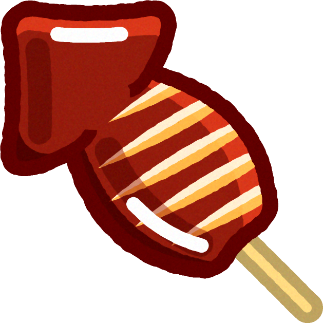 イカ焼きイラスト