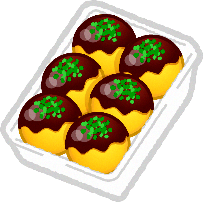 たこ焼きのイラスト
