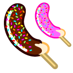 チョコバナナのイラスト