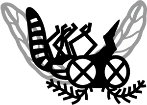 死んでいる蚊のイラスト